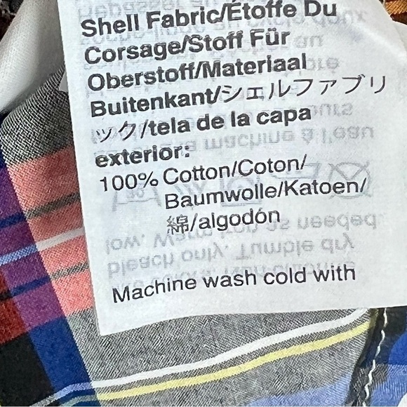 J. CREW Stewart Tartan Top size 0 - Picture 7 of 7